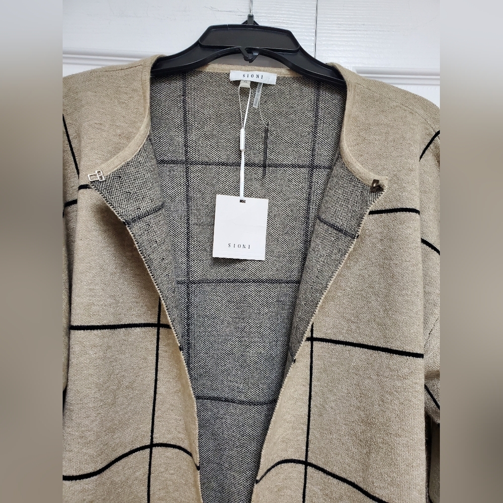 Sioni Cardigan/ Heather Taupe - Picture 3 of 9
